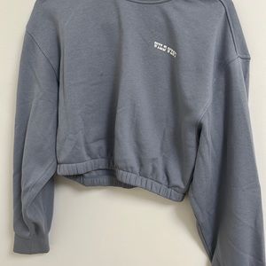 wild west blue sweatshirt